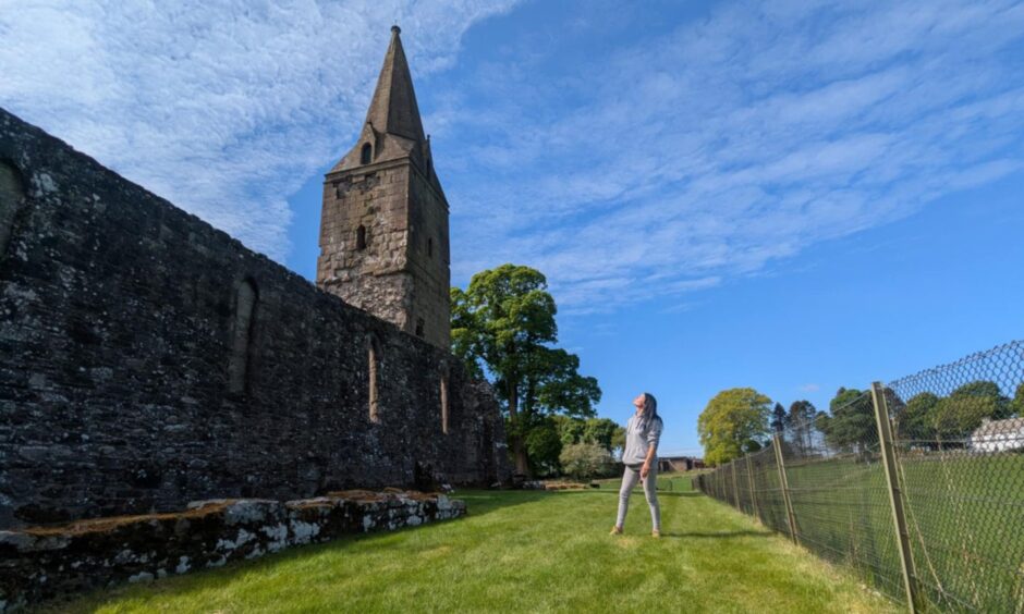 Gayle visits Restenneth Priory near Forfar