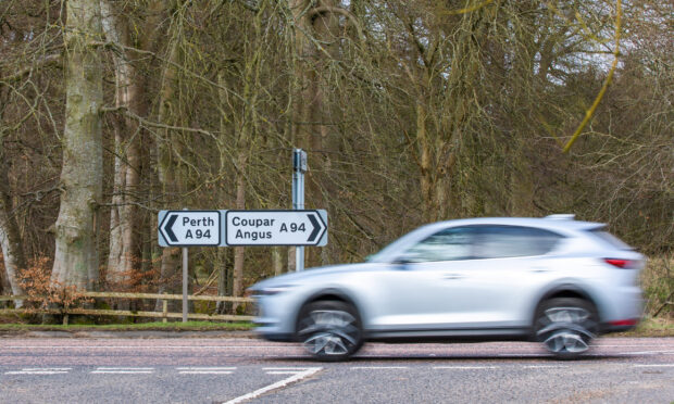Dundee Civic Trust has called for an upgraded A94 to be used as a Dundee bypass alternative. Image: Steve MacDougall/DC Thomson