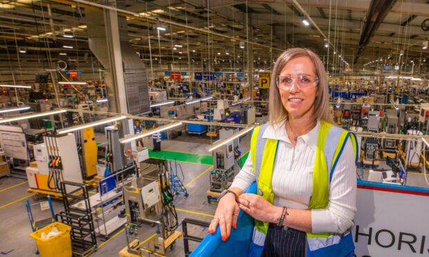 Dover Fueling Solutions operations director Denise McHugh on site