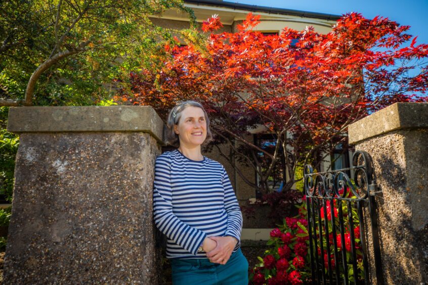 Ruth at home in Stirling. 