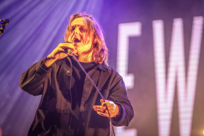 Lewis Capaldi at Slessor Gardens in Dundee in 2018. 