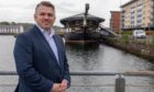 Andrew Tibbs at HMS Unicorn. Image: Steve Brown/DC Thomson