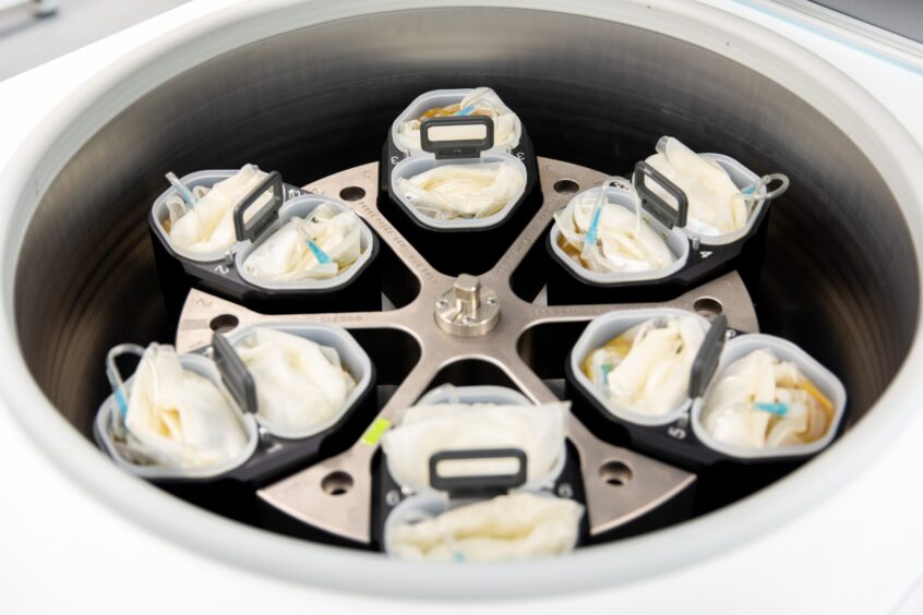 A Hettich Centrifuge.