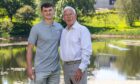 Josh with his grandad Robert Smith at Stirling University