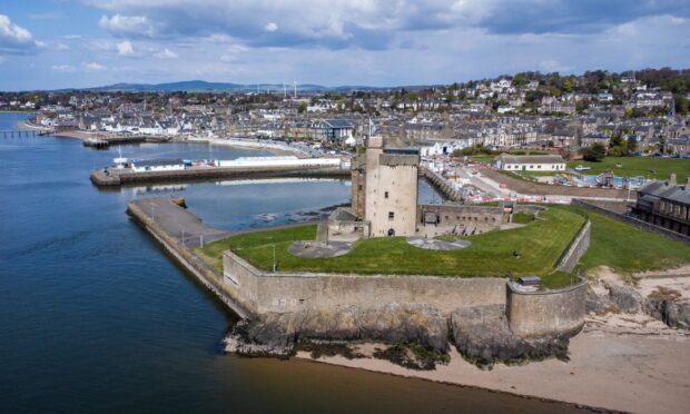 Broughty Ferry Castle. Image:  Steve Brown / DC Thomson
