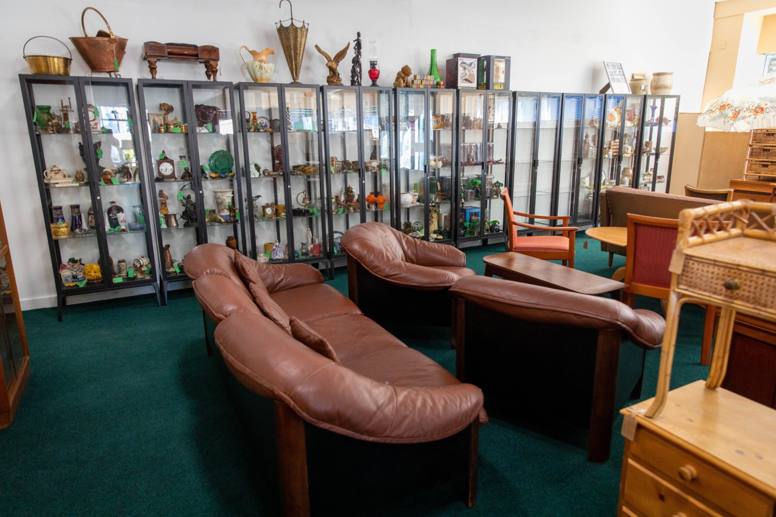 The shop is a have for antique buyers and collectors.