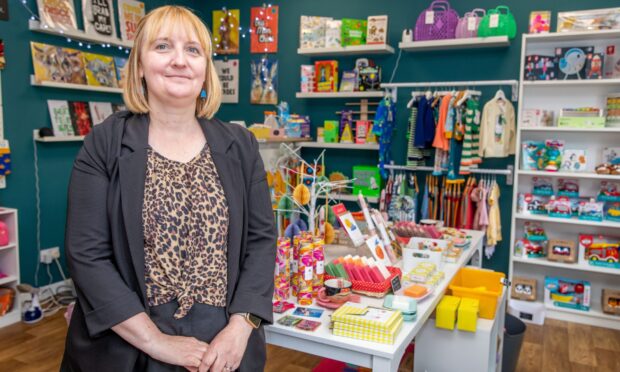 Willow Boutique owner Gayle Blair in Dunblane. Image: Steve Brown/DC Thomson