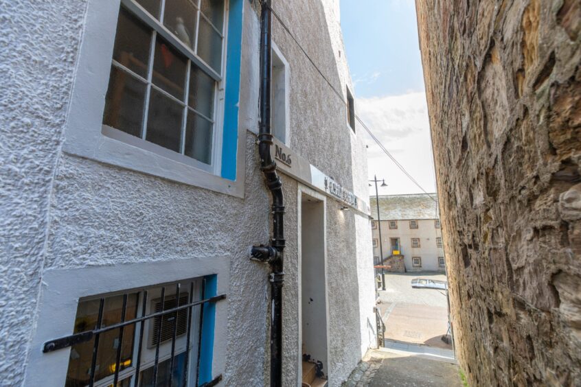 The Pittenweem witch mural has been removed