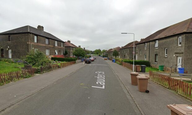 Police were called to the incident on Lauder Street in Dunfermline. Image: Google Maps