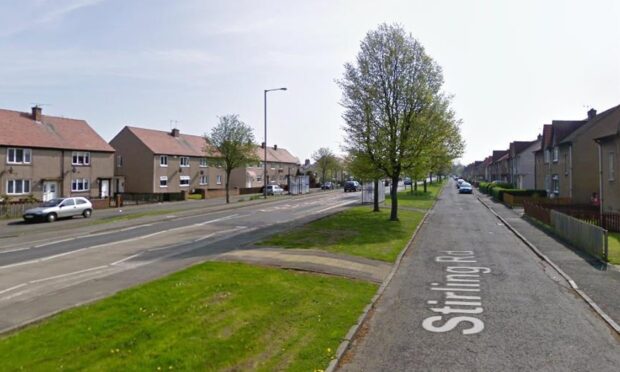 Stirling Road in Fallin.