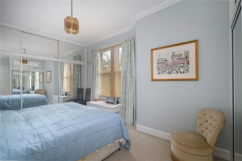 The master bedroom.