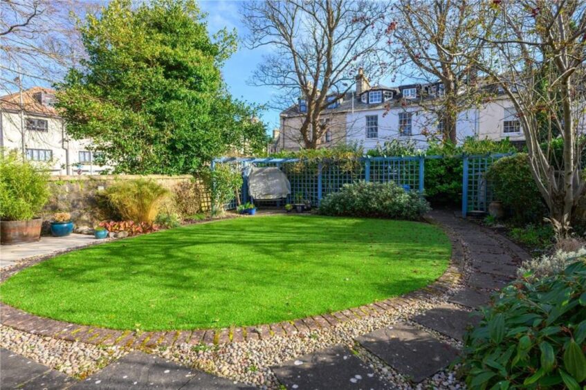 The rear garden