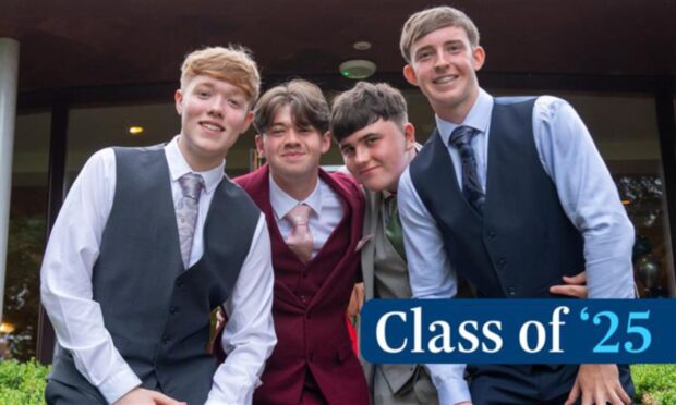 St John's High School leavers at their prom.