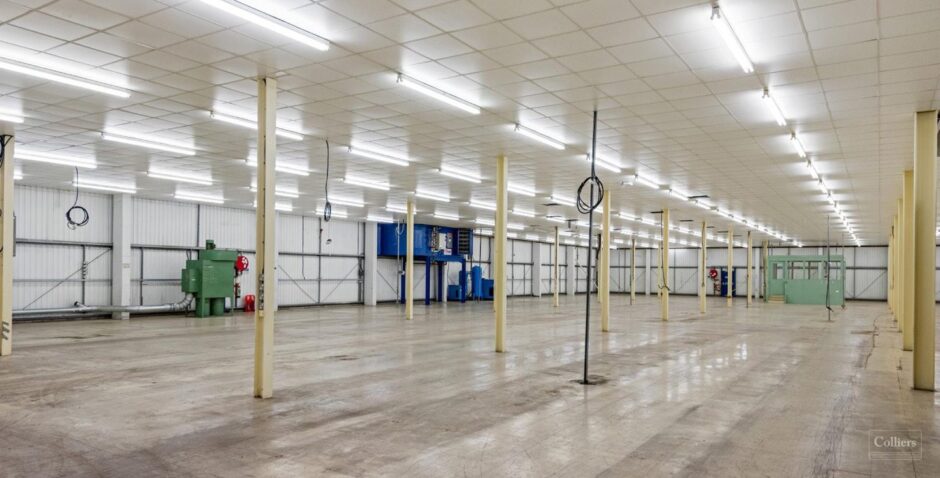 Interior of Stevens Scotland blinds factory, Brechin.