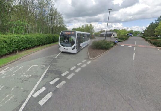 Castleview park and ride opened in 2008, just off the M9 and close to Kildean Roundabout. Image: Google Street View