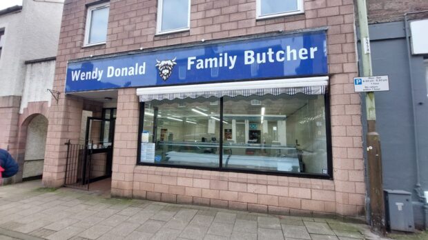 Wendy Donald Family Butcher on High Street, Blairgowrie