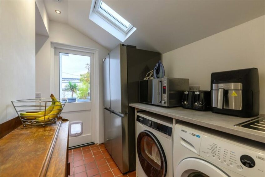 The utility room.