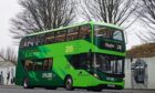 An Xplore electric bus was vandalised.