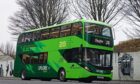 An Xplore electric bus was vandalised.
