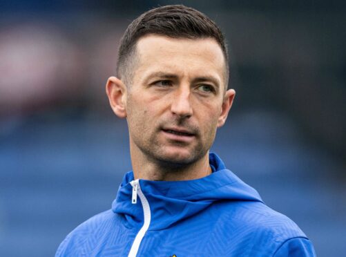 Jason Holt before a game.