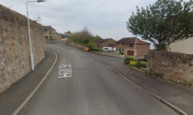 To go with story by Lindsey Hamilton. skateboard crash Picture shows; Hill Street. Dysart. Supplied by Google maps Date; Unknown
