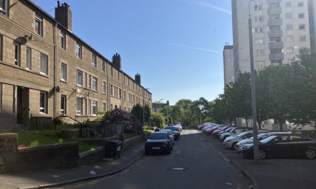 Firefighters were called out to Hilltown Terrace in Dundee. Image: Finn Nixon/DC Thomson