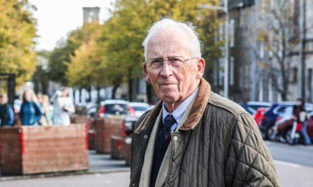 Fife councillor Robin Lawson in St Andrews