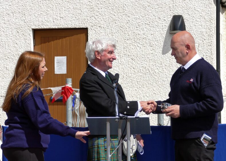 Montrose lifeboat Margaret Olive naming ceremony.