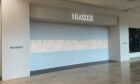 The Frasers signs are up ahead of the new department store's opening in Dundee. Image: Rob McLaren/DC Thomson