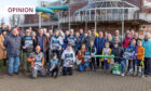 Perth residents and politicians gathered at Perth Leisure Pool in February to Say No to Thimblerow leisure pool plans. Image: Richard Wilkins
