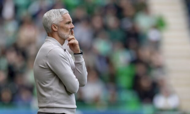 Much to ponder: Dundee United boss Jim Goodwin.