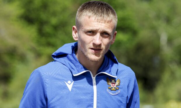 Matt Smith arriving at McDiarmid Park for a St Johnstone game.