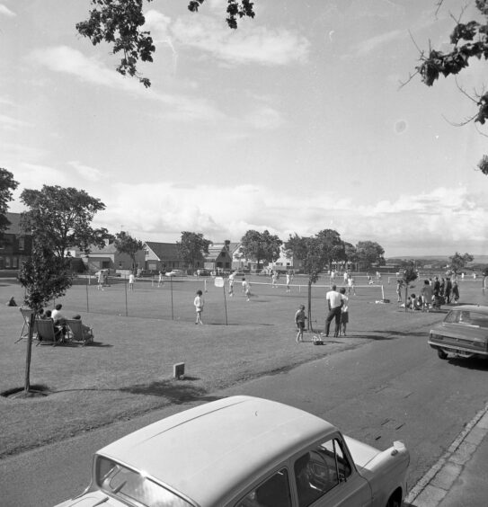How Montrose Tennis Courts looked in July 1967.