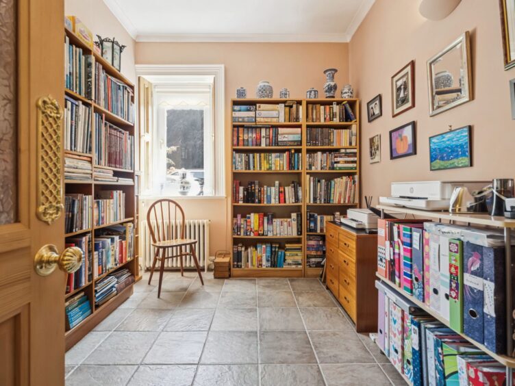 The reading room in Tigh-na-Traigh.