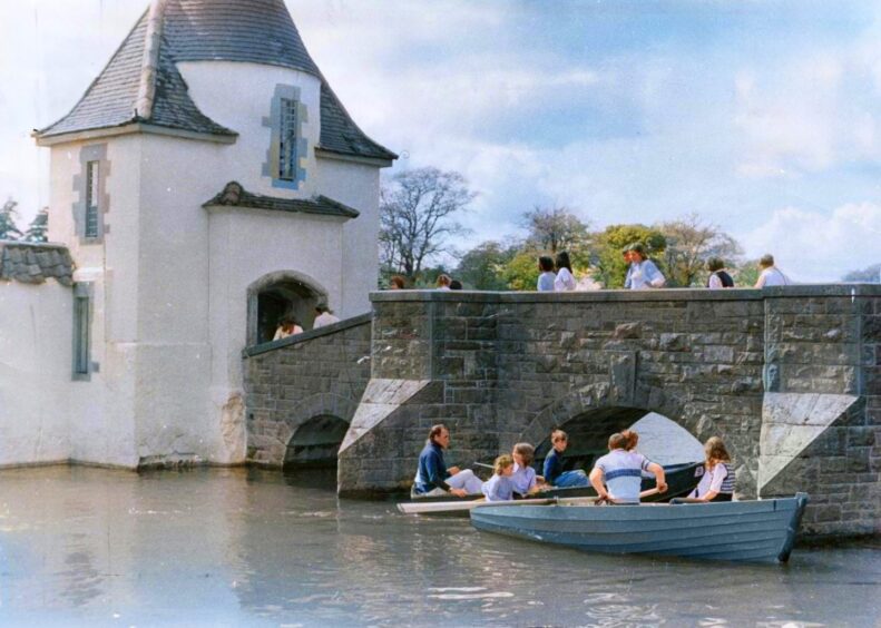 The Dutch Village and boating pond in St Andrews in 1974.