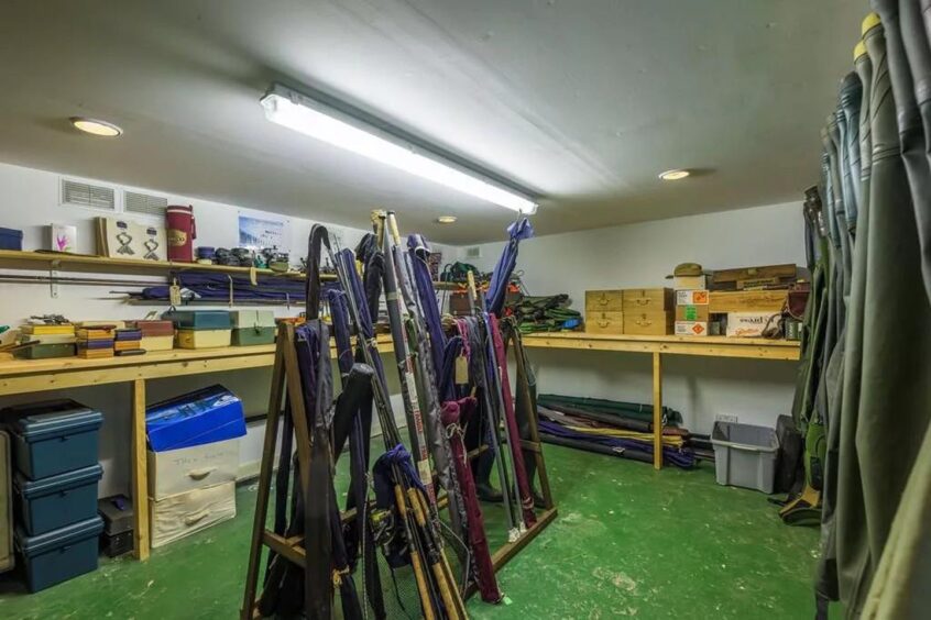 The tackle room