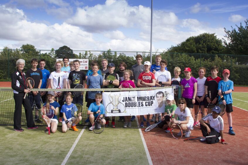 Judy Murray at Montrose Tennis Club.