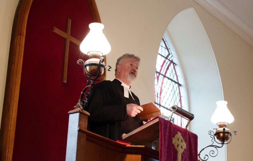 Clan Guthrie USA members join Angus celebration for new era at Guthrie Church.