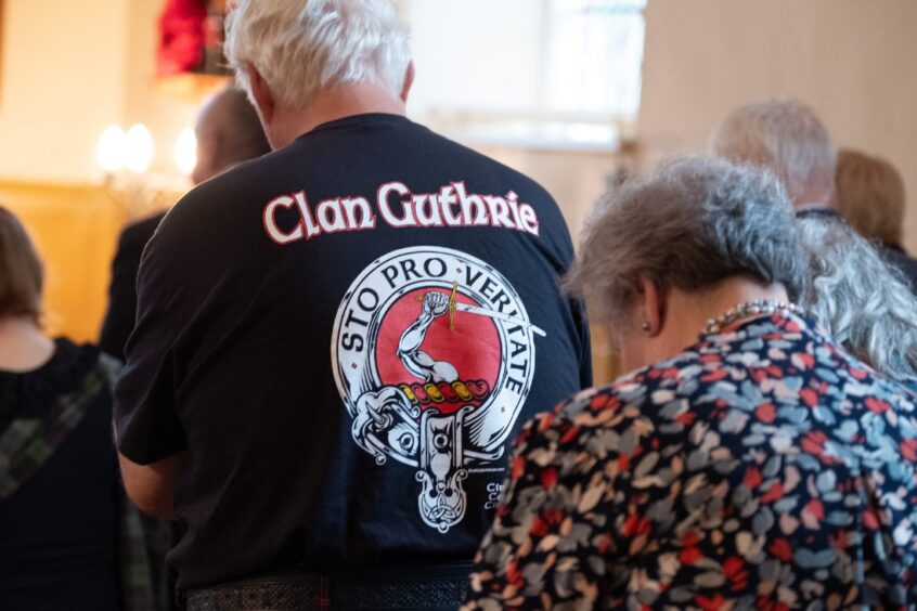 Clan Guthrie USA members join Angus celebration for new era at Guthrie Church.