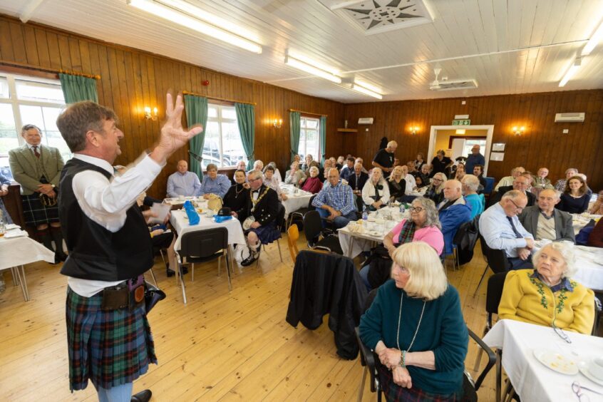 Clan Guthrie USA members join Angus celebration for new era at Guthrie Church.