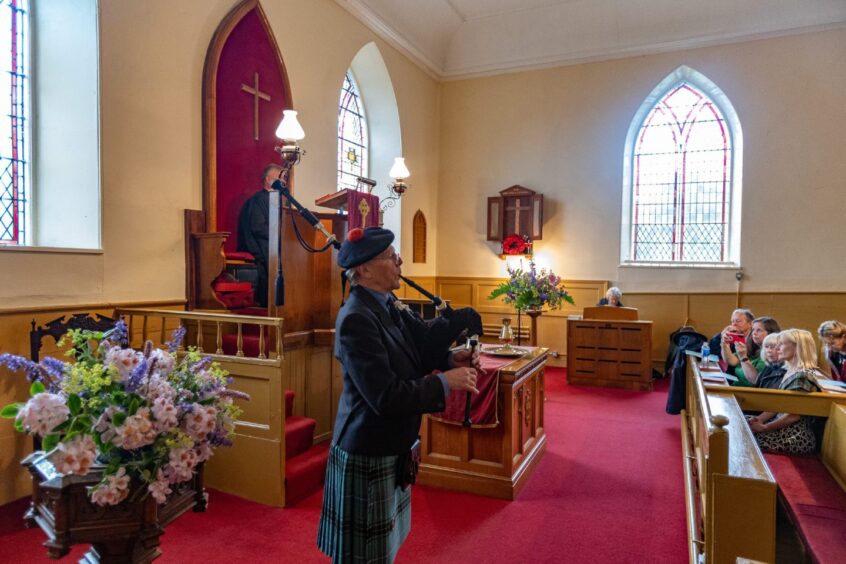 Clan Guthrie USA members join Angus celebration for new era at Guthrie Church.