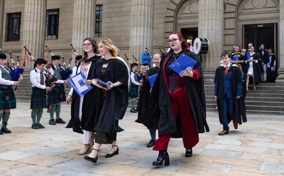 The morning ceremony as part of Dundee University's 2025 Graduations on Wednesday. 