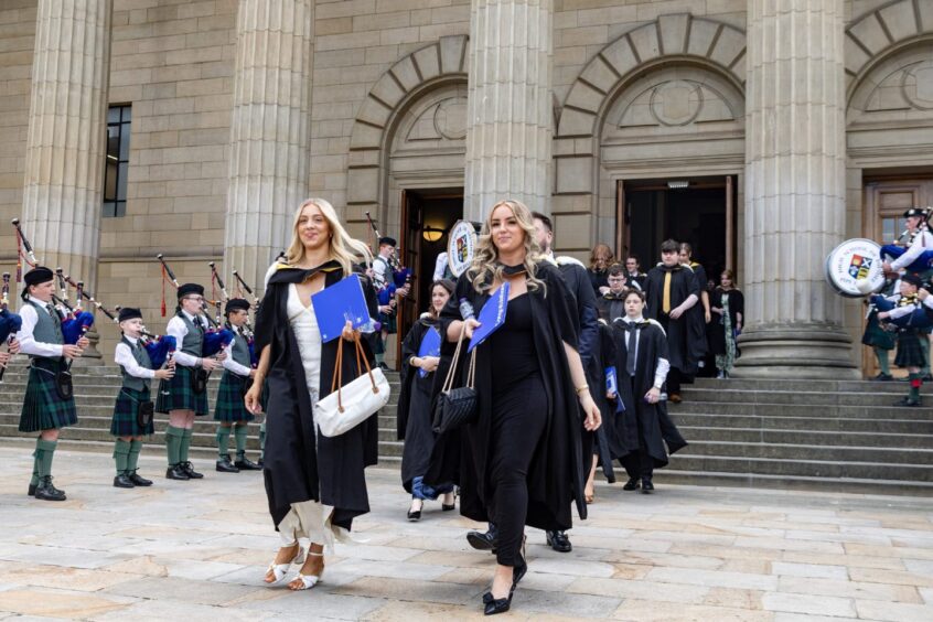 Proud faces at the morning ceremony, part of Dundee University's 2025 Graduations on Wednesday.
