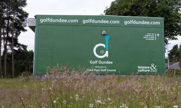 The old starter's hut at Caird Park's 18-hole golf course.