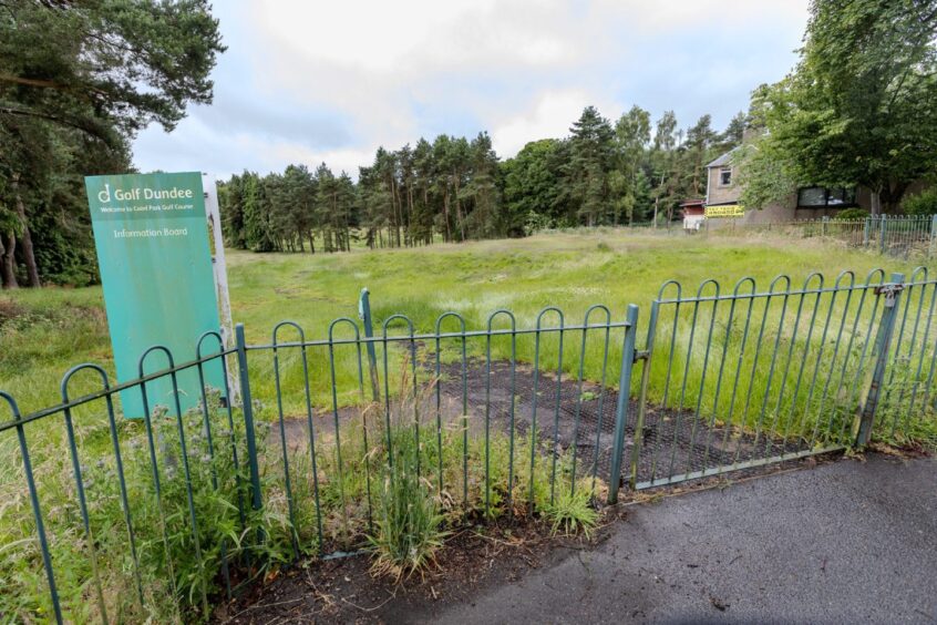Former golf courses at Caird Park courses could be set for a takeover after the land was placed "under offer".
