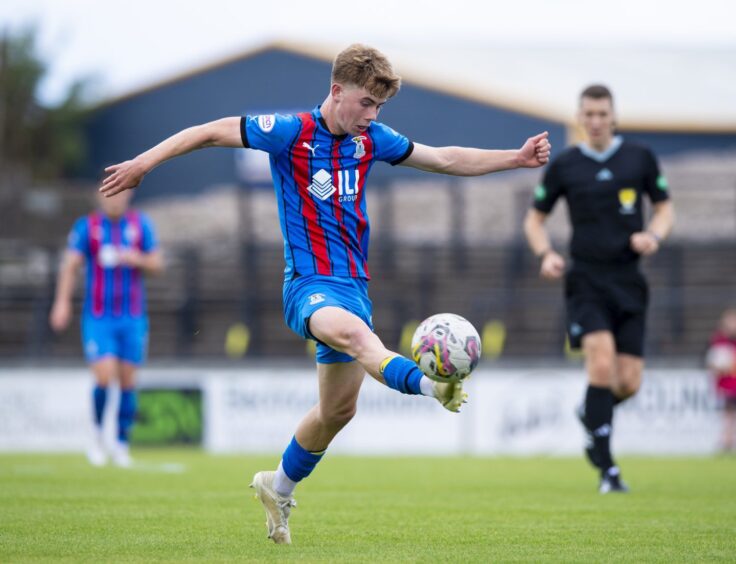 Keith Bray in action for Inverness Caley Thistle.