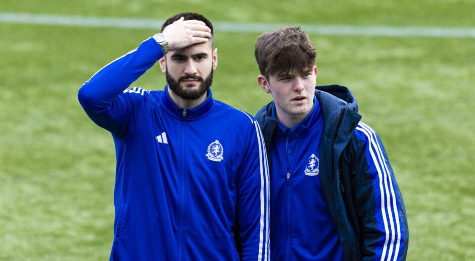 Dunfermline Athletic trialist Balint Demus before a match with previous club Cove Rangers.