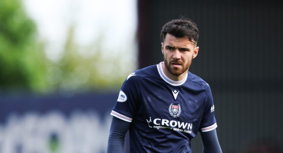 Fraser returned to action for Dundee at the end of last season. Image: Craig Foy/SNS