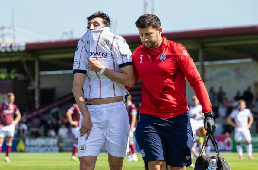 Charlie Reilly suffered yet more injury woe. Image: Ross Parker/SNS