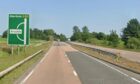 The A90 northbound carriageway is undergoing inspection works